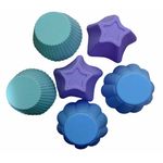 Casa si Gradina - Bucatarie si vesela - Ustensile bucatarie - Forme prajituri - Forma din silicon pentru prajituri briose, model diverse, termorezistenta, 6 cavitati, 537COF - Infinity.ro