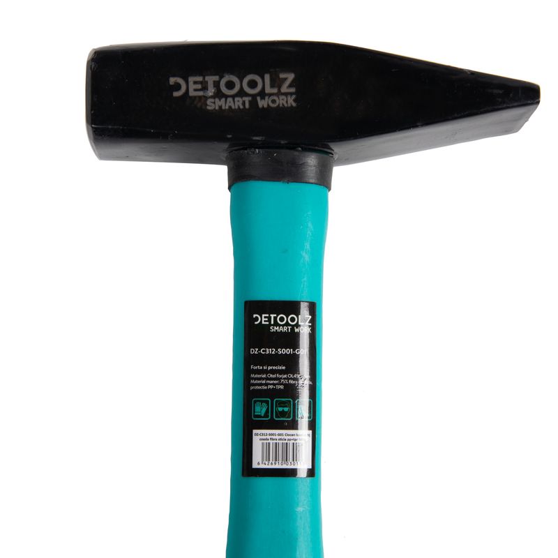 Casa si Gradina - Constructii - Scule de mana si unelte - Ciocane si dalti - Ciocan lacatus forjat coada fibra sticla pp+tpr 500g - Infinity.ro