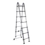 Casa si Gradina - Constructii - Scule de mana si unelte - Scari de lucru - Scara telescopica dubla 4.4m - 14 trepte - Infinity.ro