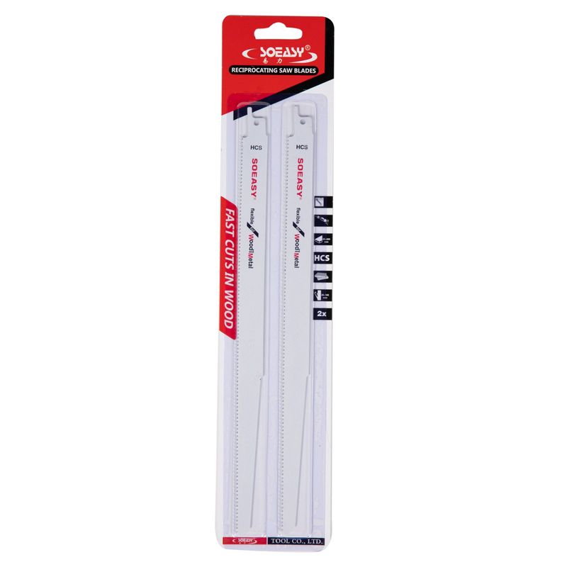 Casa si Gradina - Constructii - Scule electrice si accesorii - Accesorii fierastraie electrice - Set 2 lame pend. sabie 300*19*1.27 10TPI lemn HCS - Infinity.ro