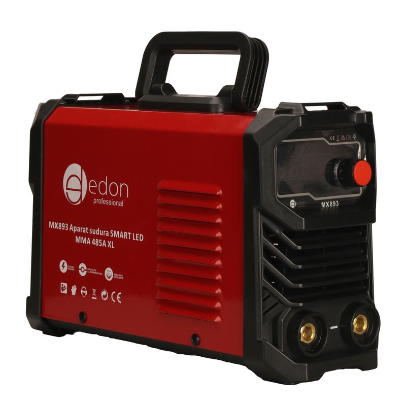 Casa si Gradina - Constructii - Scule electrice si accesorii - Aparate de sudura - Invertor de sudura 485 A, EDON XL MMA, electrod 1.6 - 5 mm, Hot Start, Arc Forta, Anti - Stick, cabluri 3M - Infinity.ro