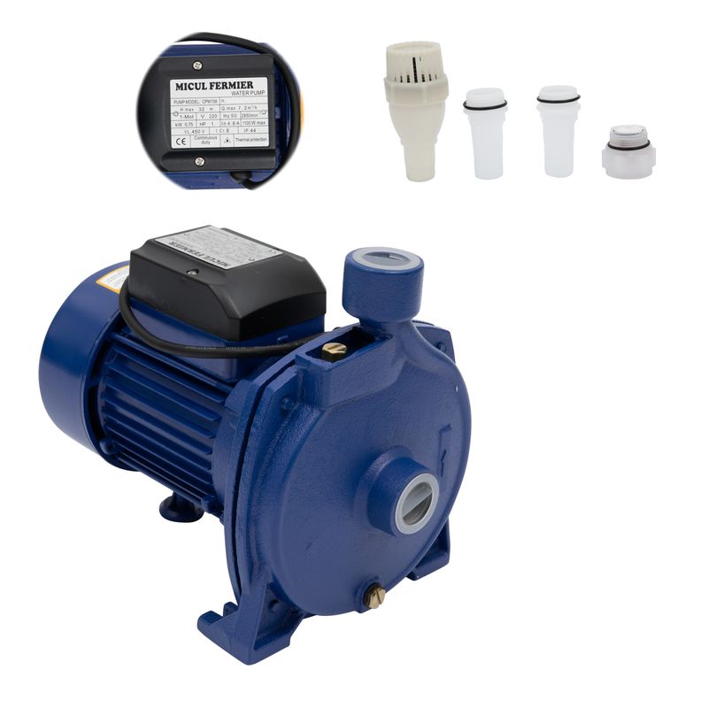 Casa si Gradina - Gradinarit si plante - Instalatii si accesorii pentru irigatii - Pompe apa - Pompa de suprafata pentru apa DRK CPM158 (Lazio mare) 750 W, 2850 rpm, aspiratie 9 m, refulare 36 m - Infinity.ro