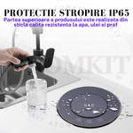 Casa si Gradina - Electrice - Prize - Priza incorporabila retractabila ATOMKIT® One, incarcare wireless 15W, 3 prize, 2 porturi USB, 1.5M cablu, Negru - Infinity.ro