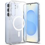 Laptop, Telefoane si Tablete - Telefoane mobile si accesorii - Accesorii Telefoane - Huse telefoane - Husa pentru Samsung Galaxy S25 Plus - Ringke Fusion MagSafe - Transparent - Infinity.ro