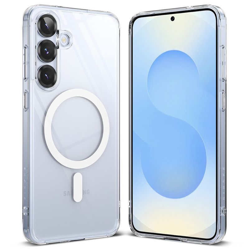 Laptop, Telefoane si Tablete - Telefoane mobile si accesorii - Accesorii Telefoane - Huse telefoane - Husa pentru Samsung Galaxy S25 Plus - Ringke Fusion MagSafe - Transparent - Infinity.ro