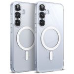 Laptop, Telefoane si Tablete - Telefoane mobile si accesorii - Accesorii Telefoane - Huse telefoane - Husa pentru Samsung Galaxy S25 Plus - Ringke Fusion MagSafe - Transparent - Infinity.ro