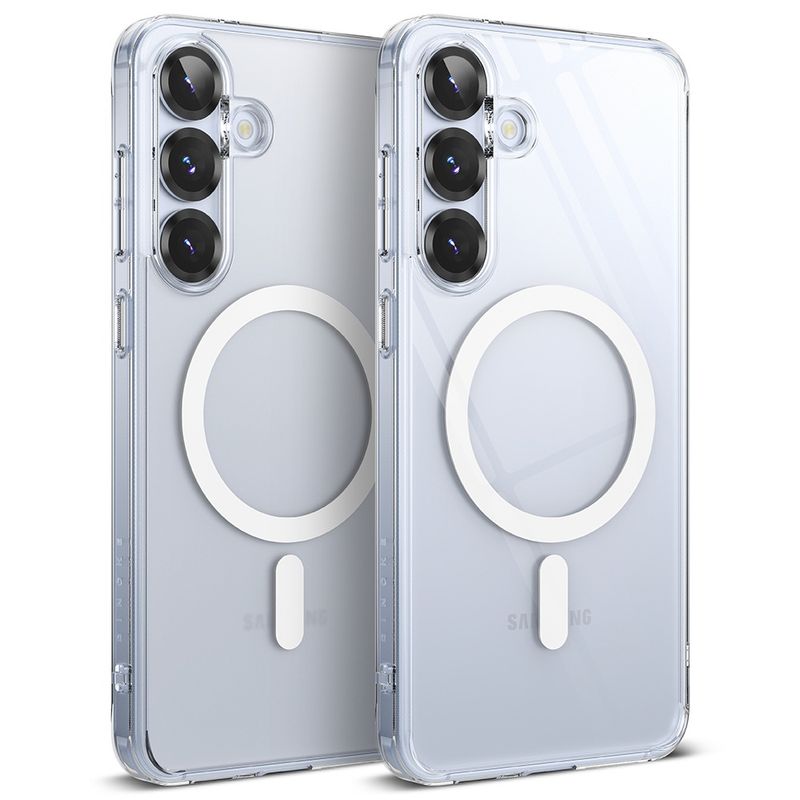 Laptop, Telefoane si Tablete - Telefoane mobile si accesorii - Accesorii Telefoane - Huse telefoane - Husa pentru Samsung Galaxy S25 Plus - Ringke Fusion MagSafe - Transparent - Infinity.ro