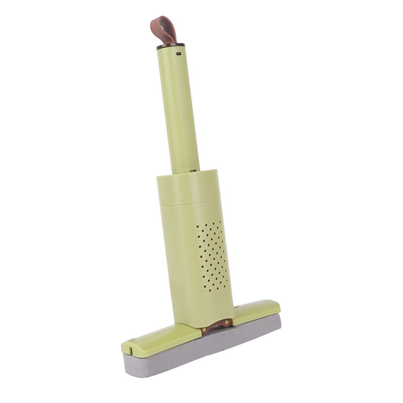 Market - Curatenie si intretinere casa - Produse menaj - Mopuri - Mini Mop, Flippy, Pentru Uz Casnic, Sistem Autostoarcere, Portabil, Mop cu Burete, Rotire 180°,15 x 27.5 cm, Verde - Infinity.ro