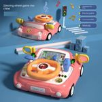 Jucarii, Copii si Bebe - Jucarii si jocuri - Jucarii & jocuri educative - Jucarii interactive - Masinuta tip simulator pentru fetite cu volan - Infinity.ro