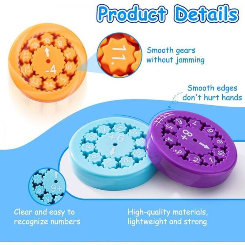 Jucarii, Copii si Bebe - Jucarii si jocuri - Jucarii & jocuri educative - Jocuri si jucarii educative - Jucarie educationala-Math Fidget Spinners - Infinity.ro