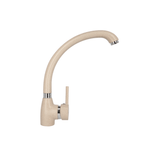 Casa si Gradina - Sanitare - Lavoar baie si accesorii - Baterii sanitare - Baterie chiuveta de bucatarie gat de lebada CasaBlanca SAND4A , finisaj granit beige inchis - Infinity.ro