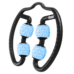 Ingrijire personala si Cosmetice - Sanatate si wellness - Articole wellness - Aparate si dispozitive de masaj - Dispozitiv de automasaj muscular cu role, FitLi, 27.50 cm, Anticelulitic, Albastru - Infinity.ro