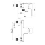 Casa si Gradina - Sanitare - Chiuveta bucatarie si accesorii - Baterii bucatarie - Baterie dus CasaBlanca AVENA BAV77 cu set de dus 3 functii - Infinity.ro