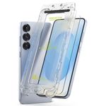 Laptop, Telefoane si Tablete - Telefoane mobile si accesorii - Accesorii Telefoane - Folii protectie telefoane - Folie pentru Samsung Galaxy S25 (set 2) - Ringke Easy Slide TempeRosu Glass - Transparent - Infinity.ro