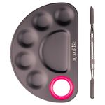 Ingrijire personala si Cosmetice - Machiaj - Accesorii machiaj - Paleta mixare machiaj metal, Luxorise, Neagra - Infinity.ro