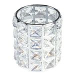 Ingrijire personala si Cosmetice - Machiaj - Aplicatoare si pensule machiaj - Suport pensule machiaj, Luxorise, Makeup Holder, Rotund, Silver - Infinity.ro