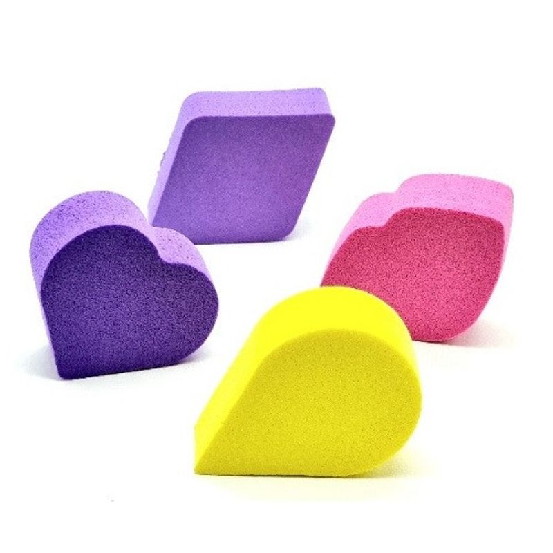 Ingrijire personala si Cosmetice - Machiaj - Aplicatoare si pensule machiaj - Set Bureti Machiaj, Top Beauty, Natural Mode, 4 bucati - Infinity.ro