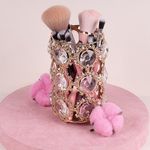 Ingrijire personala si Cosmetice - Machiaj - Aplicatoare si pensule machiaj - Suport Pensule Machiaj, Luxorise, Diamond, Gold - Infinity.ro