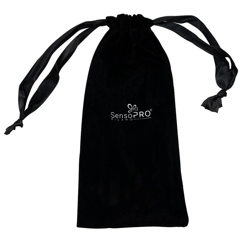 Ingrijire personala si Cosmetice - Machiaj - Aplicatoare si pensule machiaj - Set 10 pensule machiaj, SensoPRO, Black, husa inclusa - Infinity.ro