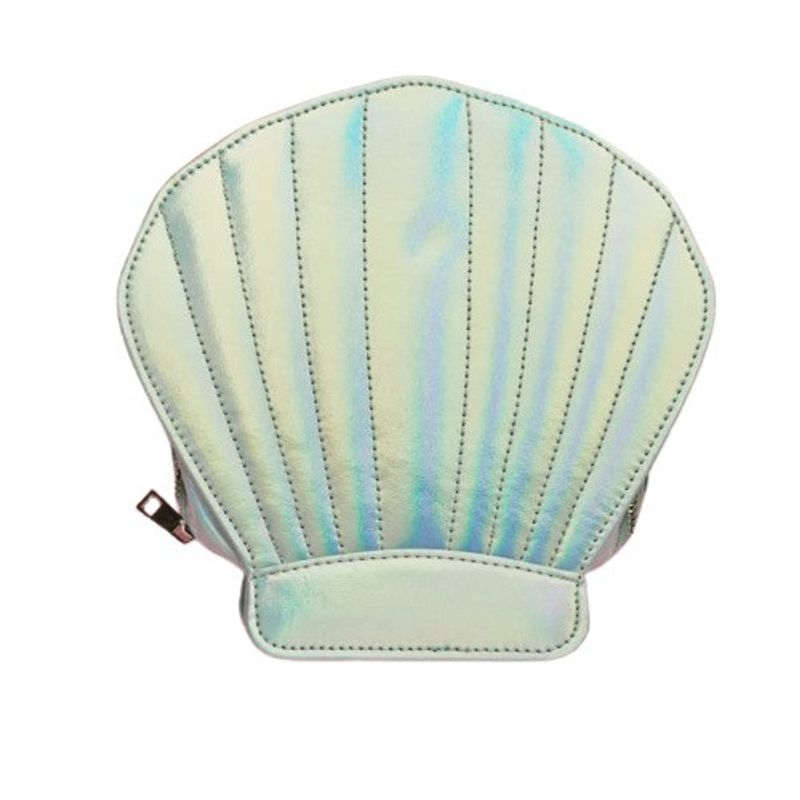 Ingrijire personala si Cosmetice - Machiaj - Aplicatoare si pensule machiaj - Set 8 Pensule Machiaj, W7, The Clam Club Rainbow, Geanta depozitare inclusa - Infinity.ro