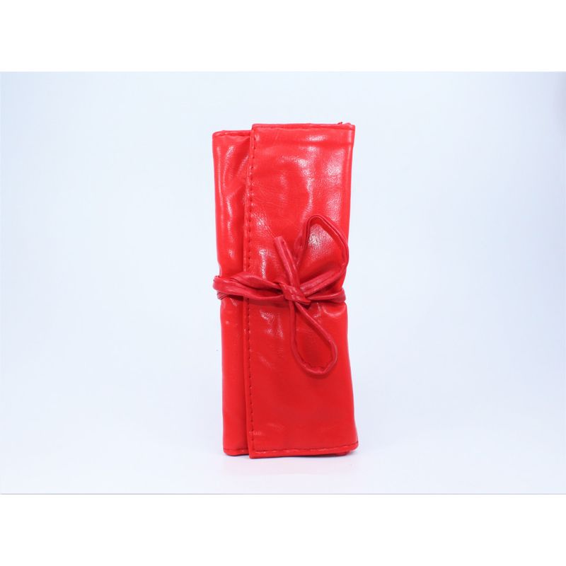 Ingrijire personala si Cosmetice - Machiaj - Aplicatoare si pensule machiaj - Set 7 pensule machiaj, Fraulein, Rosu - Infinity.ro