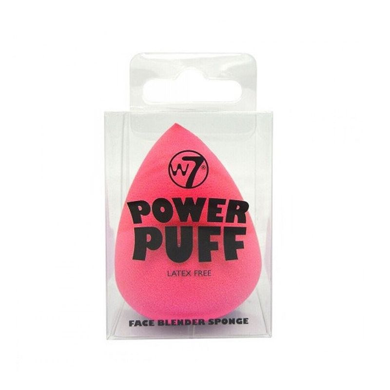 Ingrijire personala si Cosmetice - Machiaj - Aplicatoare si pensule machiaj - Burete profesional machiaj W7 Power Puff Blender Sponge - Infinity.ro