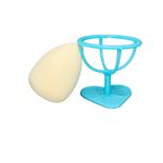 Ingrijire personala si Cosmetice - Machiaj - Aplicatoare si pensule machiaj - Set Burete Machiaj si Suport Makeup, Bej - Infinity.ro