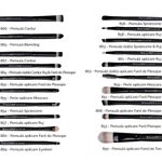 Ingrijire personala si Cosmetice - Machiaj - Aplicatoare si pensule machiaj - Set 20 pensule machiaj Black, Husa depozitare inclusa - Infinity.ro