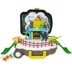 Jucarii, Copii si Bebe - Jucarii si jocuri - Jucarii & jocuri educative - Jucarii interactive - Set 3 in 1 troller cu accesorii si dinozauri, lumini si sunete, 46 piese - Infinity.ro
