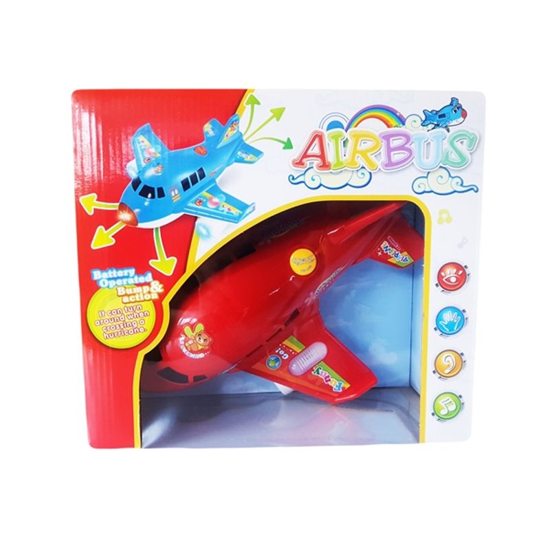 Jucarii, Copii si Bebe - Jucarii si jocuri - Vehicule si jucarii cu telecomanda - Elicoptere, avioane si nave de jucarie - Avion de jucarie pentru copii airbus - Infinity.ro