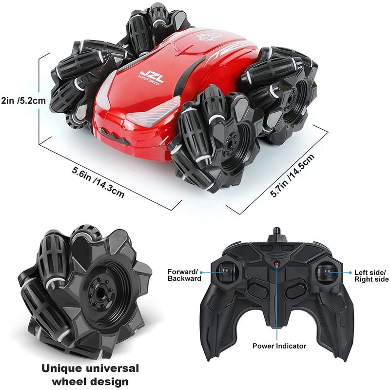 Jucarii, Copii si Bebe - Jucarii si jocuri - Vehicule si jucarii cu telecomanda - Masinute - Masina rosie cu telecomanda, acumulator, viraj special si lumini - Infinity.ro