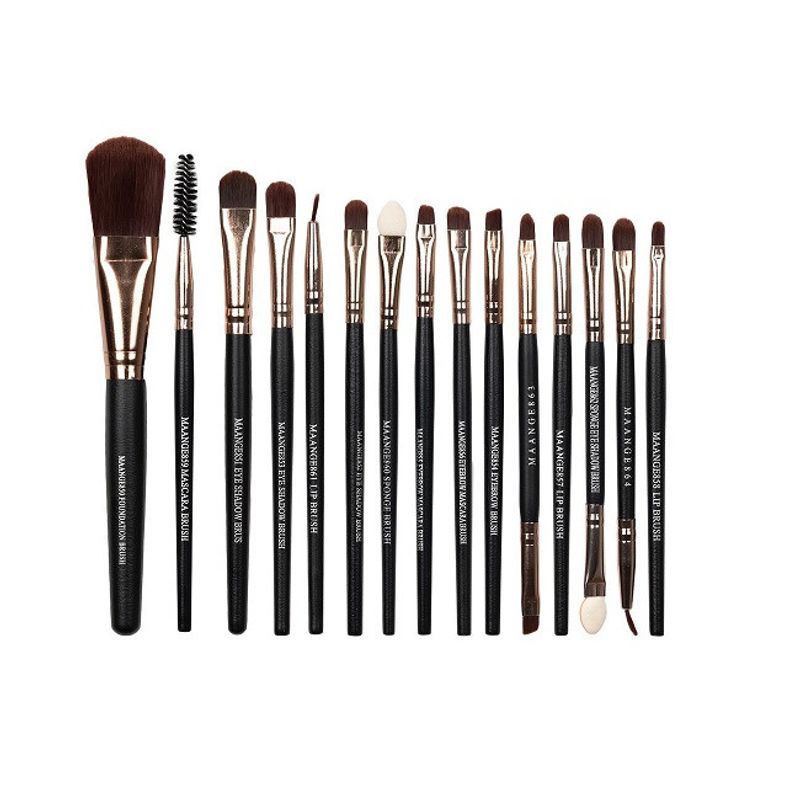 Ingrijire personala si Cosmetice - Machiaj - Aplicatoare si pensule machiaj - Set pensule machiaj 15 pensule make up - Infinity.ro