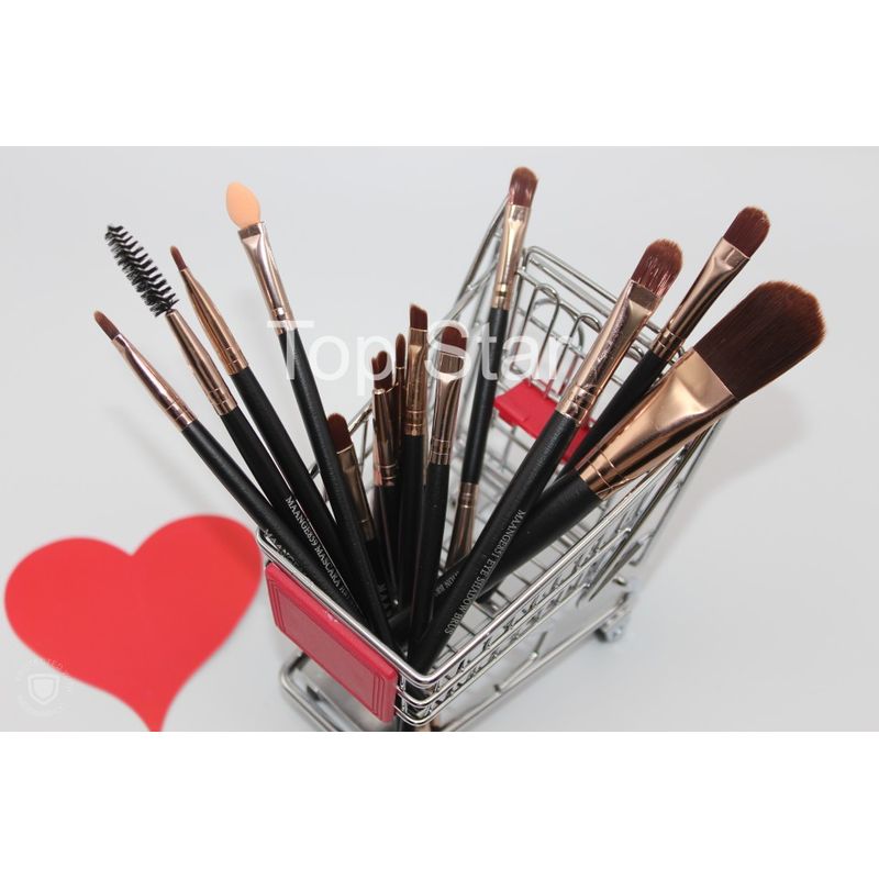 Ingrijire personala si Cosmetice - Machiaj - Aplicatoare si pensule machiaj - Set pensule machiaj 15 pensule make up - Infinity.ro