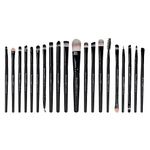 Ingrijire personala si Cosmetice - Machiaj - Aplicatoare si pensule machiaj - Set 20 pensule machiaj Black Brushes - Infinity.ro