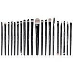 Ingrijire personala si Cosmetice - Machiaj - Aplicatoare si pensule machiaj - Set 20 pensule machiaj Black Brushes - Infinity.ro