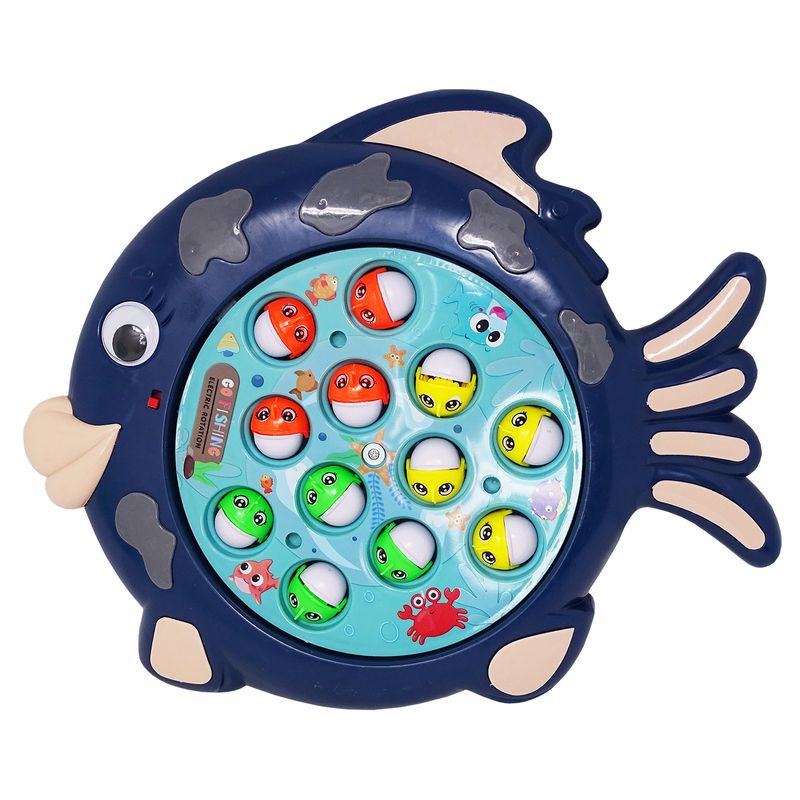Jucarii, Copii si Bebe - Jucarii si jocuri - Jucarii & jocuri educative - Jucarii interactive - Joc interactiv de pescuit, pestisor albastru, cu muzica, salamandra kids - Infinity.ro