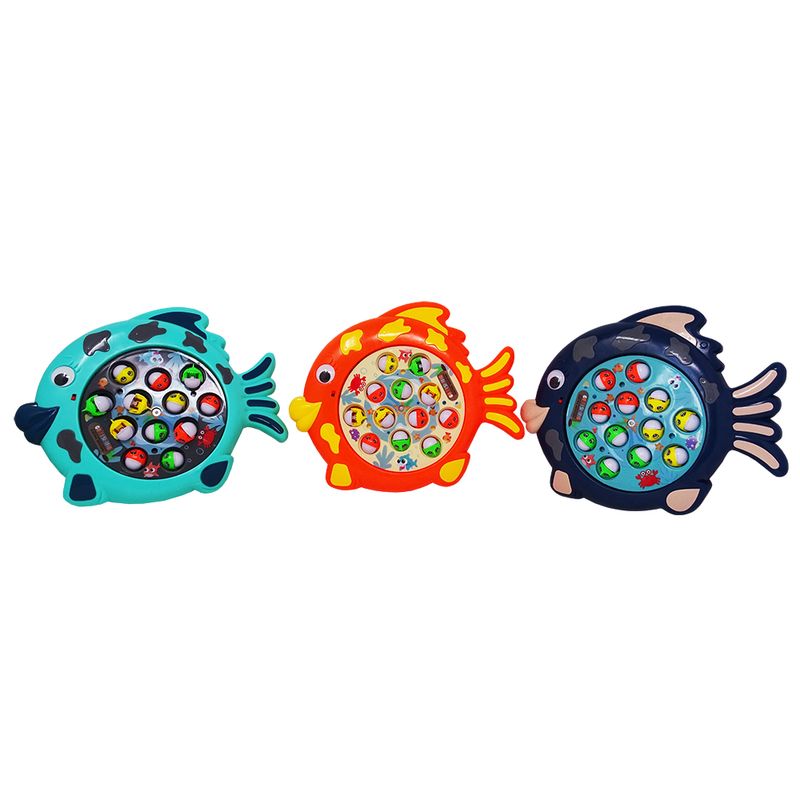 Jucarii, Copii si Bebe - Jucarii si jocuri - Jucarii & jocuri educative - Jucarii interactive - Joc interactiv de pescuit, pestisor albastru, cu muzica, salamandra kids - Infinity.ro