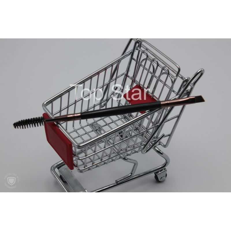 Ingrijire personala si Cosmetice - Machiaj - Aplicatoare si pensule machiaj - Pensula sprancene cu 2 capete eyebrow brush - Infinity.ro