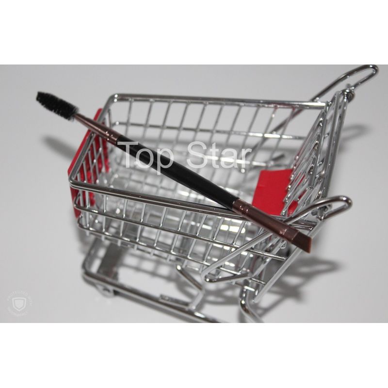 Ingrijire personala si Cosmetice - Machiaj - Aplicatoare si pensule machiaj - Pensula sprancene cu 2 capete eyebrow brush - Infinity.ro