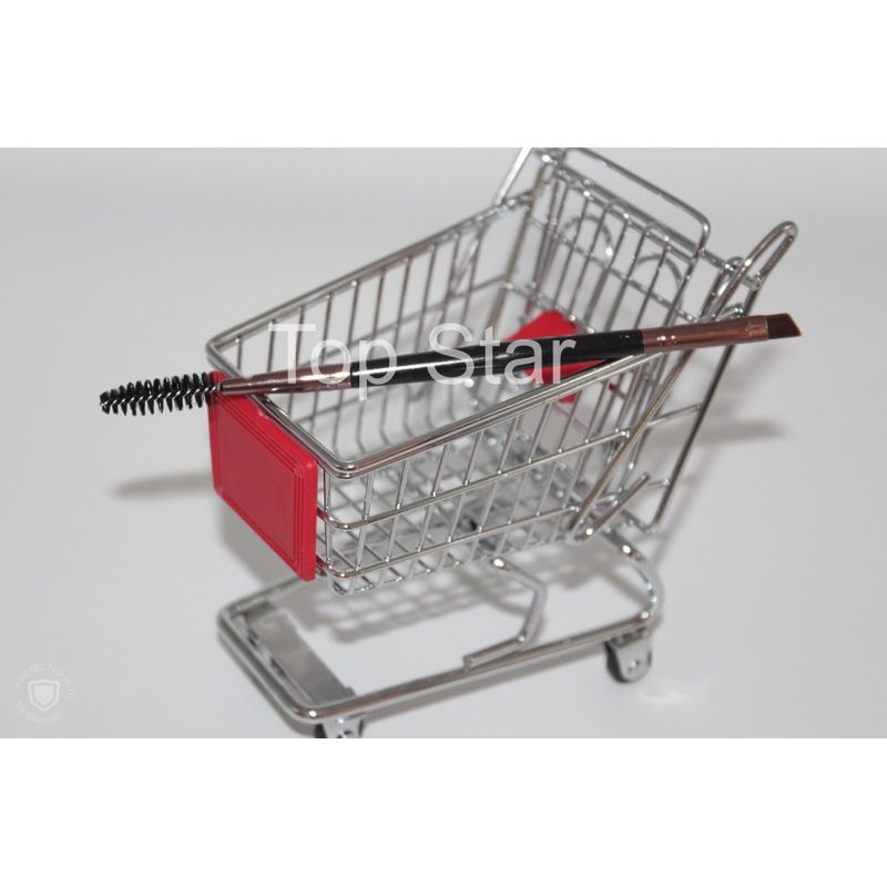 Ingrijire personala si Cosmetice - Machiaj - Aplicatoare si pensule machiaj - Pensula sprancene cu 2 capete eyebrow brush - Infinity.ro