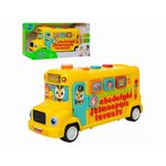 Jucarii, Copii si Bebe - Jucarii si jocuri - Jucarii & jocuri educative - Jocuri si jucarii educative - Autobuz scolar educativ cu sunete si lumini - Infinity.ro