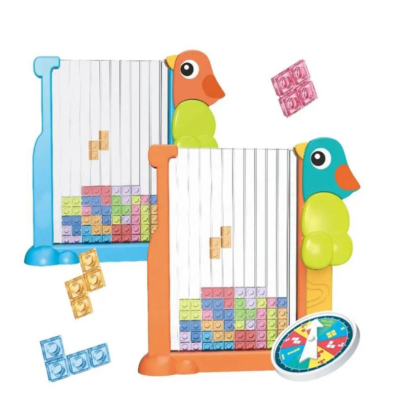 Jucarii, Copii si Bebe - Jucarii si jocuri - Jucarii & jocuri educative - Jocuri de memorie si inteligenta - Joc de inteligenta tetris puzzle pentru copii, albastru, salamandra kids® - Infinity.ro