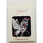 Market - Cadouri - Martisoare - Martisor brosa medie, multicolora, dimensiune brosa aprox 5 cm, material metal, model 15 - Infinity.ro