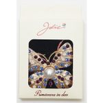 Market - Cadouri - Martisoare - Martisor brosa medie, multicolora, dimensiune brosa aprox 5 cm, material metal, model 8 - Infinity.ro