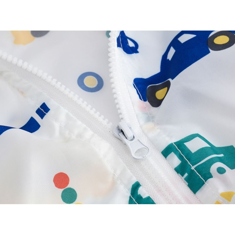 Sport si Outdoor - Echipament Sportiv - Echipamente sport copii - Jachete si geci sport copii - Pelerina de ploaie copii REDQUIT®, impermeabila, 3-4 ani, 110 cm, alb - Infinity.ro