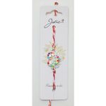 Market - Cadouri - Martisoare - Bratara cu snur alb- rosu inima pietre - Infinity.ro