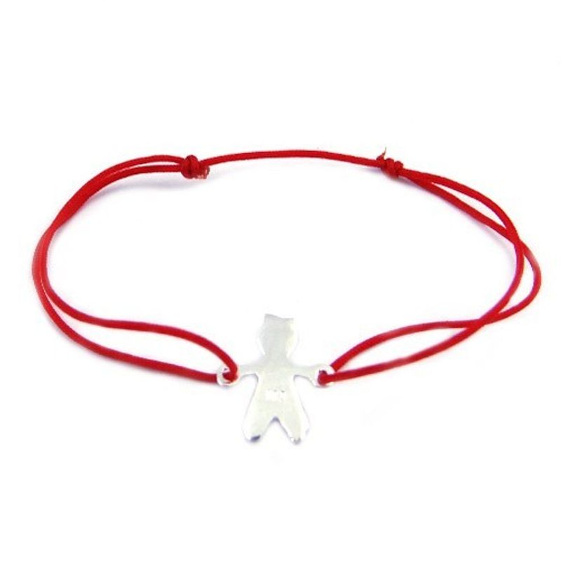 Market - Cadouri - Martisoare - Bratara snur reglabil, argint 925, baiat, jolie silver, 0.8 g, 1.5 cm x 1.5 cm - Infinity.ro