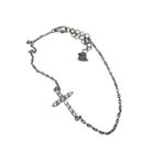 Fashion, accesorii si bijuterii - Femei - Bijuterii femei - Bratari femei - Bratara din argint 925 cruce rodiata cu zirconii - Infinity.ro