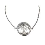 Fashion, accesorii si bijuterii - Femei - Bijuterii femei - Bratari femei - Bratara din argint 925 copac in cerc - Infinity.ro