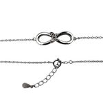 Fashion, accesorii si bijuterii - Femei - Bijuterii femei - Bratari femei - Bratara argint 925, infinit cu fluture - Infinity.ro